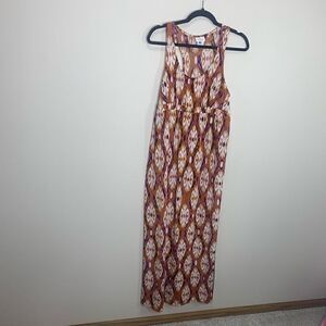 Oh baby Motherhood maternity maxi dress sleeveless medium stretchy (J1)